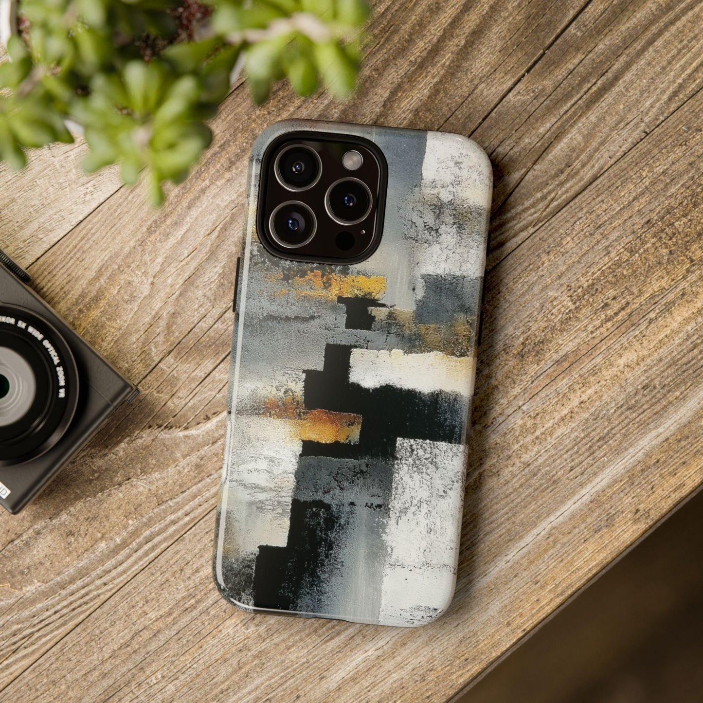 Charcoal Smudged Terra Marble