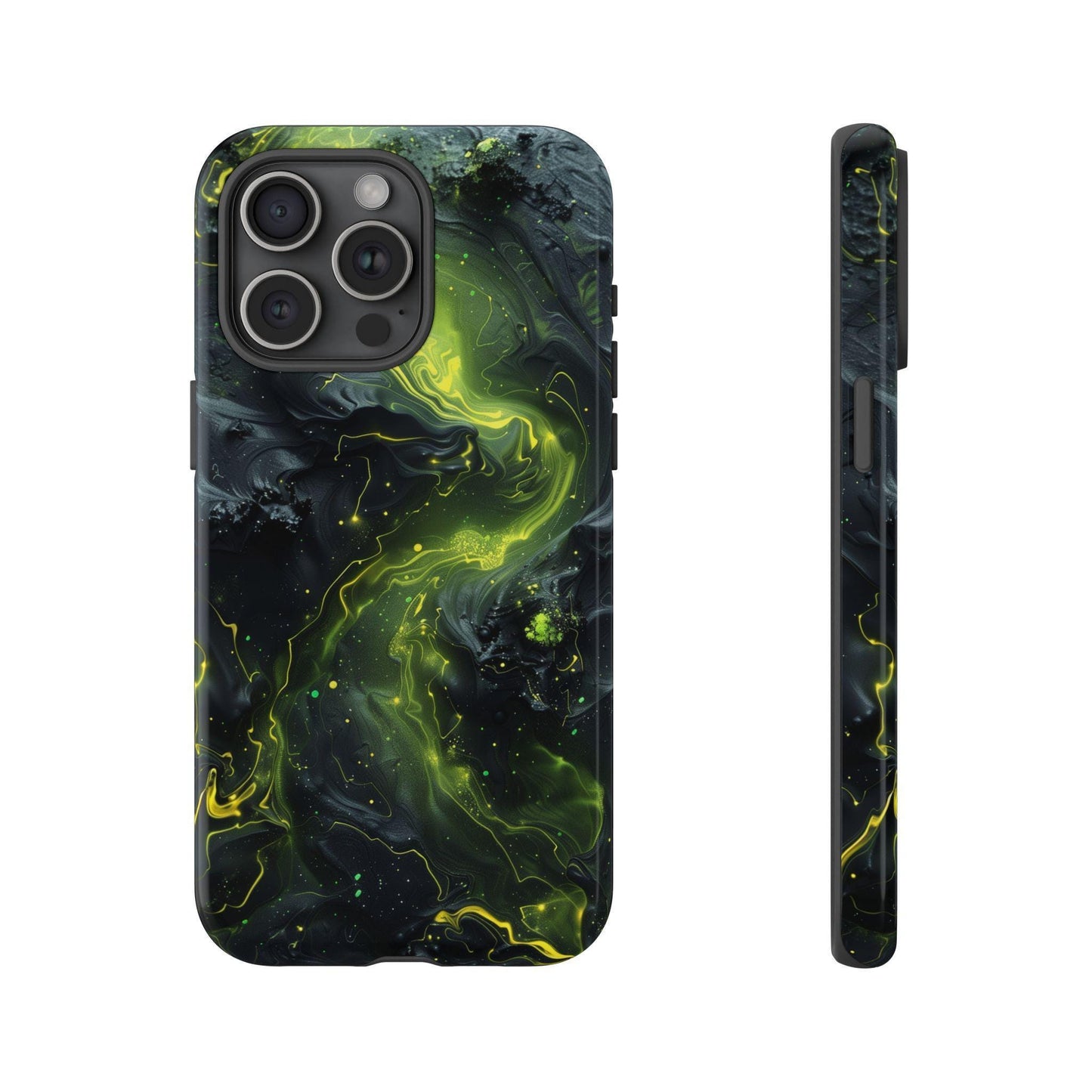 Dark Liquid Neon Green Hydro Dip