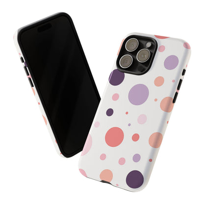 Pastel Polka Dots Pink Lavender
