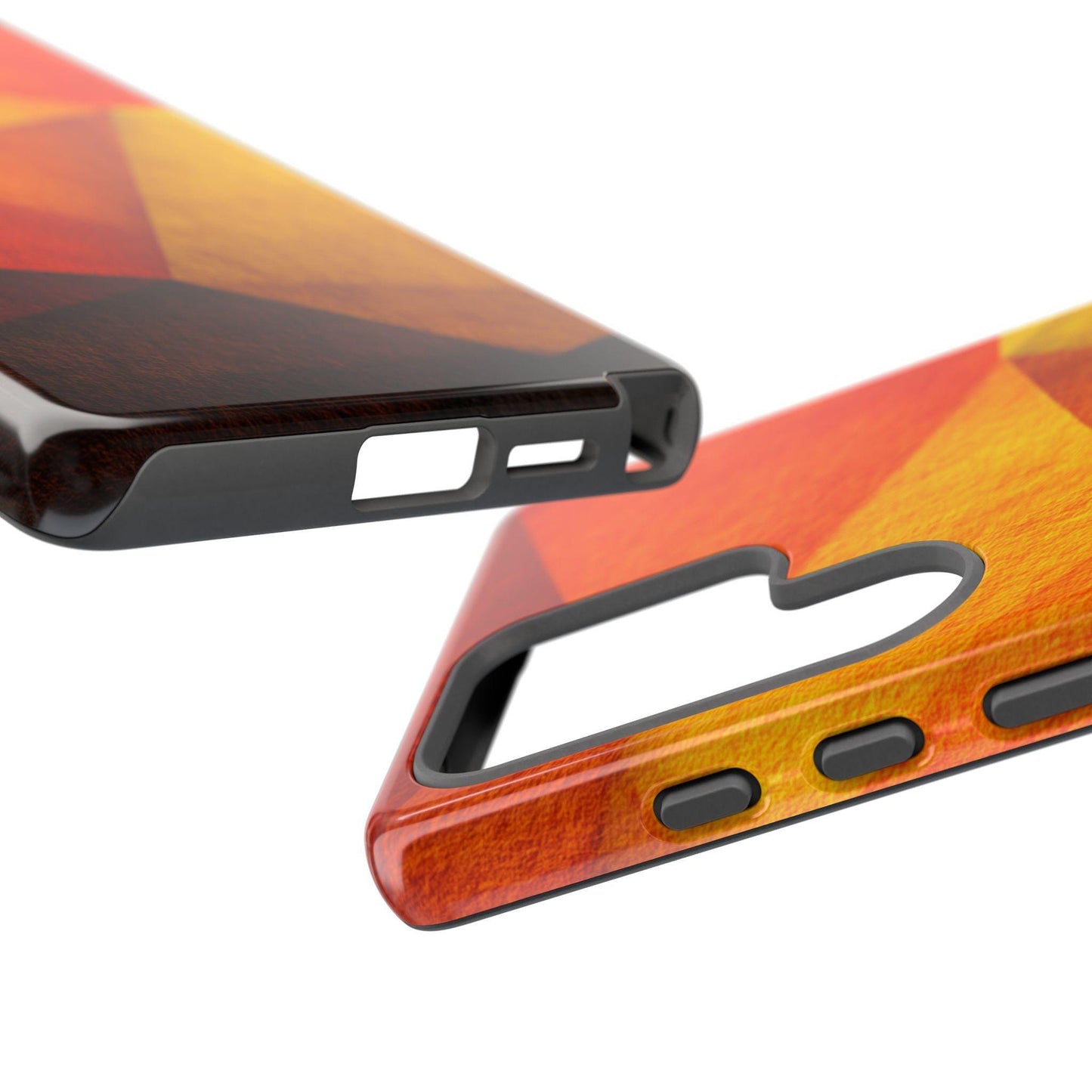 Orange Geometric Amber Sunset