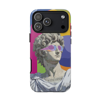 Surreal Marble Statue Neon Sunglasses