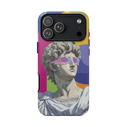 Surreal Marble Statue Neon Sunglasses