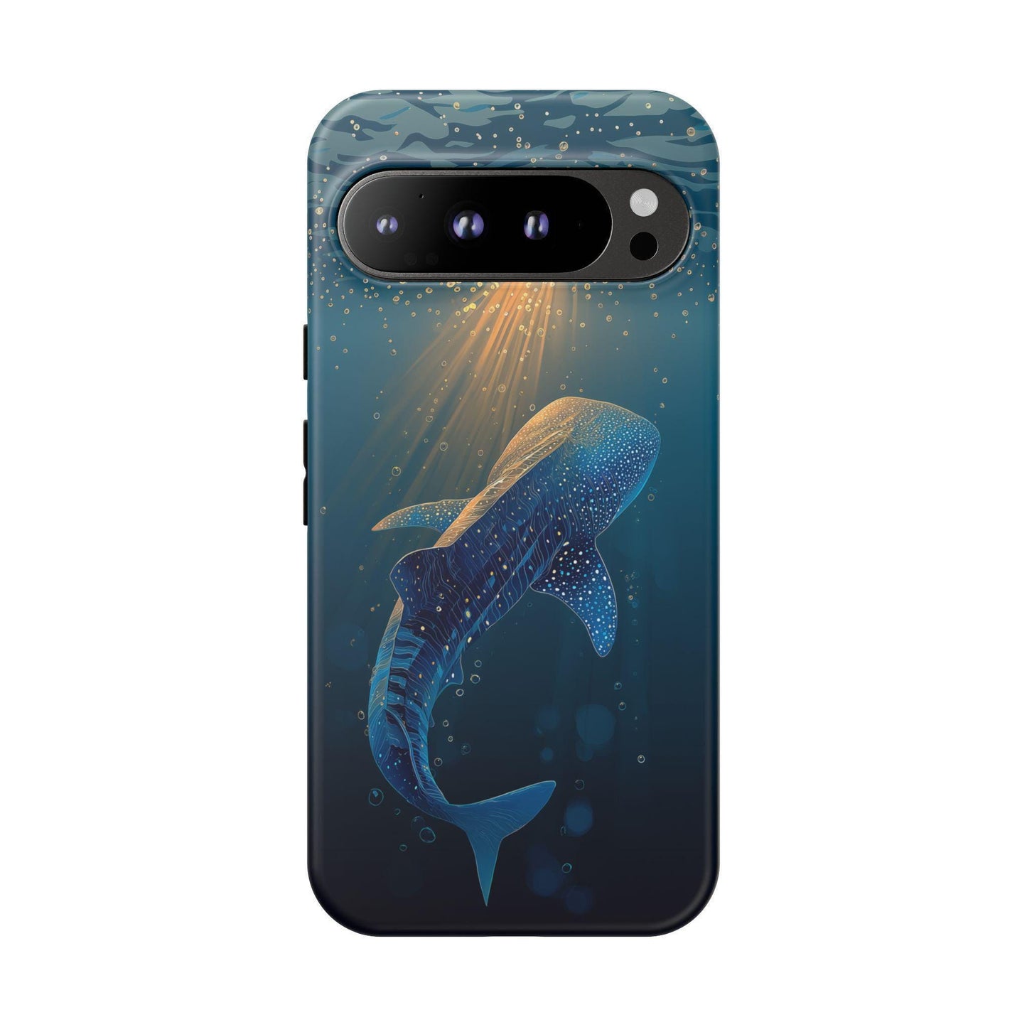 Whale Shark Ocean Light Rays