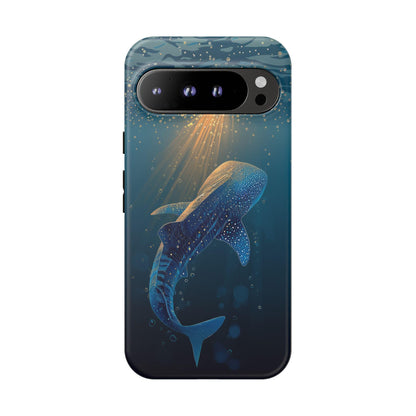 Whale Shark Ocean Light Rays