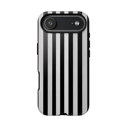 Black White Vertical Stripes