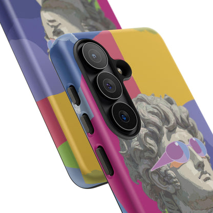 Surreal Marble Statue Neon Sunglasses