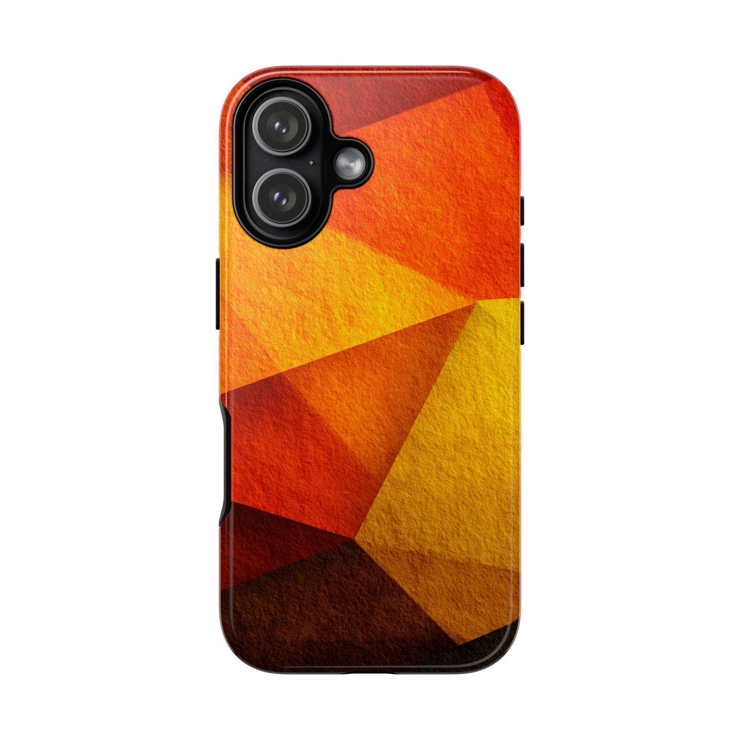 Orange Geometric Amber Sunset