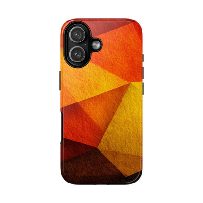 Orange Geometric Amber Sunset