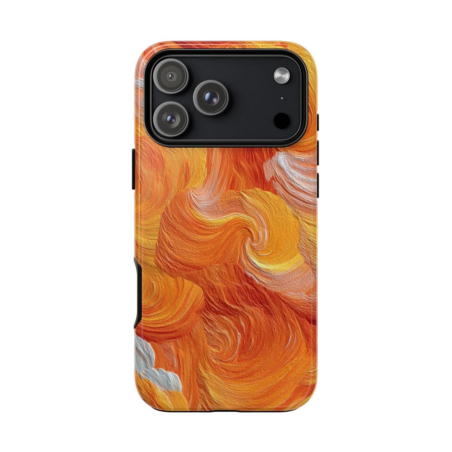 Solar Citrus Swirl Flames