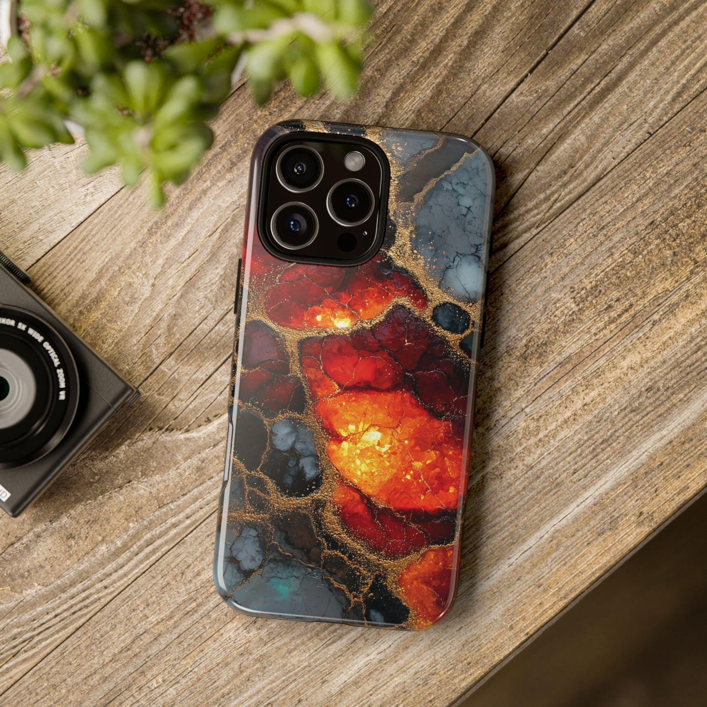 Volcanic Marble Moten Gold