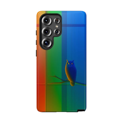 Owl Colorful Geometric Panels