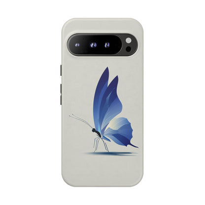 Blue Butterfly Minimalist Wings