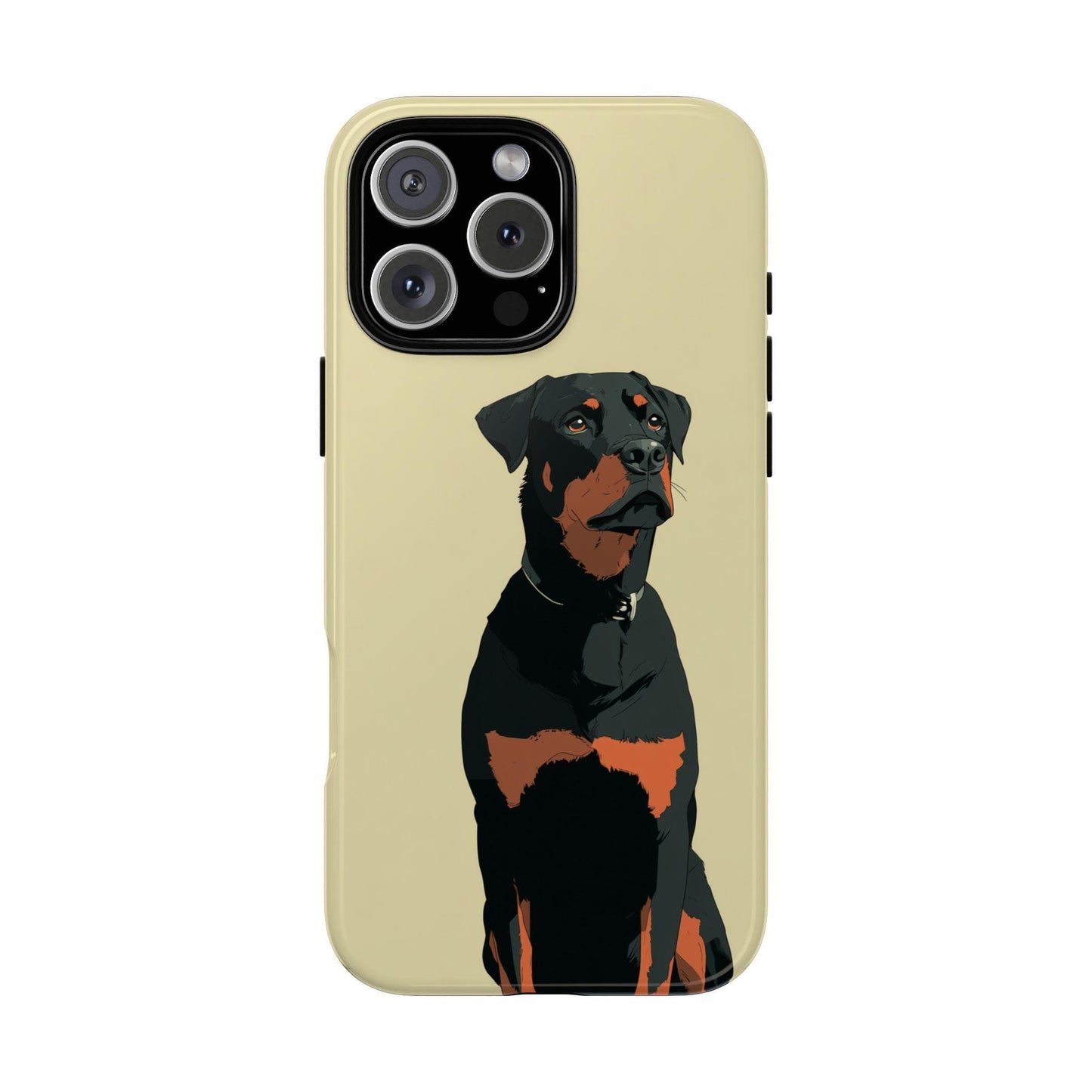 Rottweiler Dog Minimalist Vector