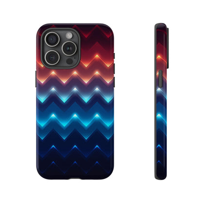 Radiant Chevron Red Blue Zig Zag