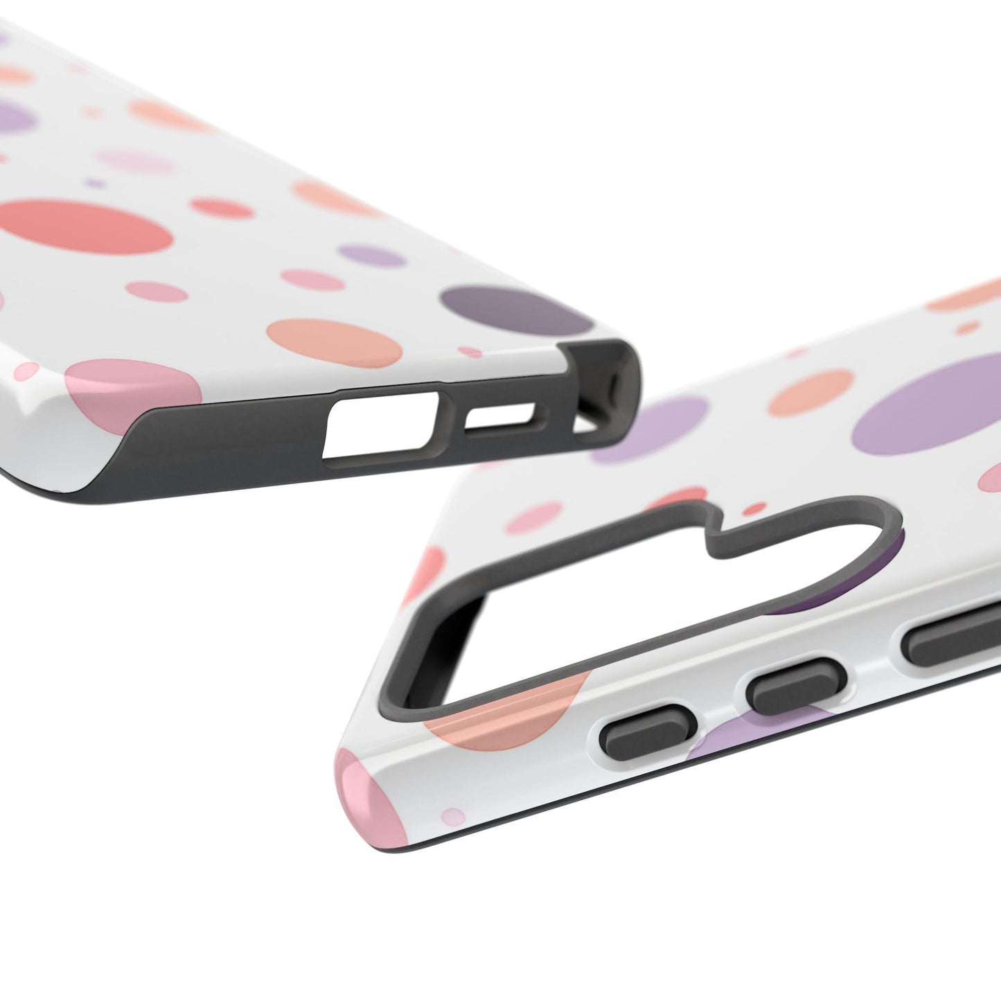 Pastel Polka Dots Pink Lavender