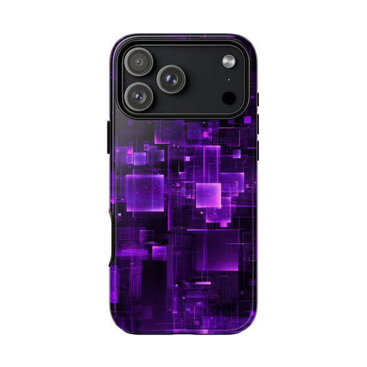 Violet Void Digital Pulse Pattern