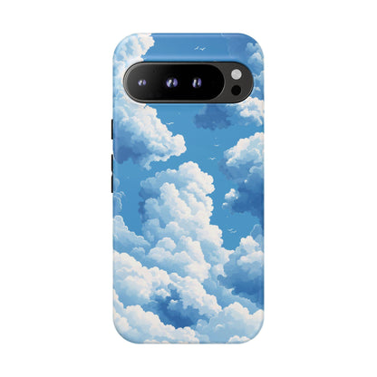 Fluffy Pastel Blue Clouds