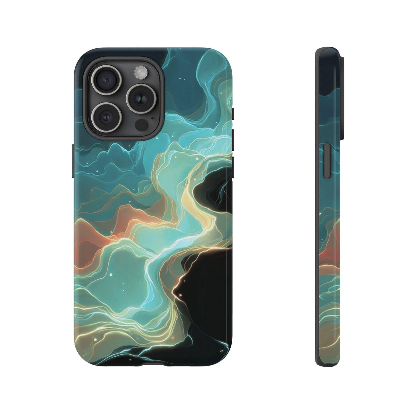 Celestial Aurora Fluid Swirls
